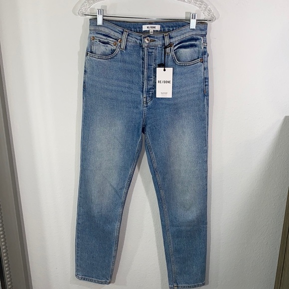 NWT Re/Done 90’s High Rise Ankle Crop Size 27 - Picture 1 of 11